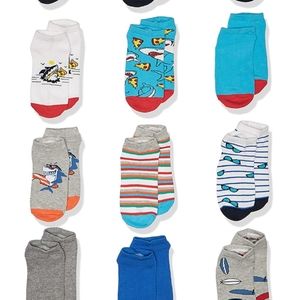 Boys' Cotton Ankle Socks 12pk